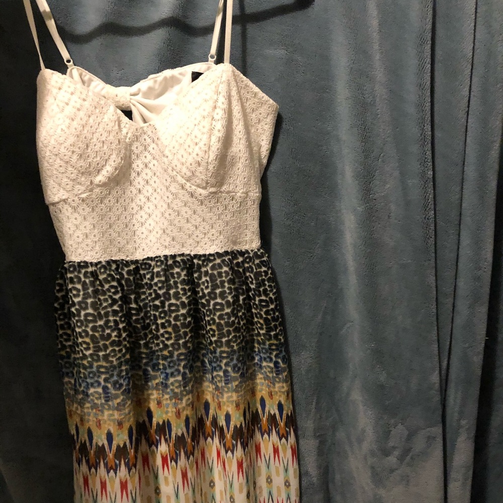 Printed dress size: five